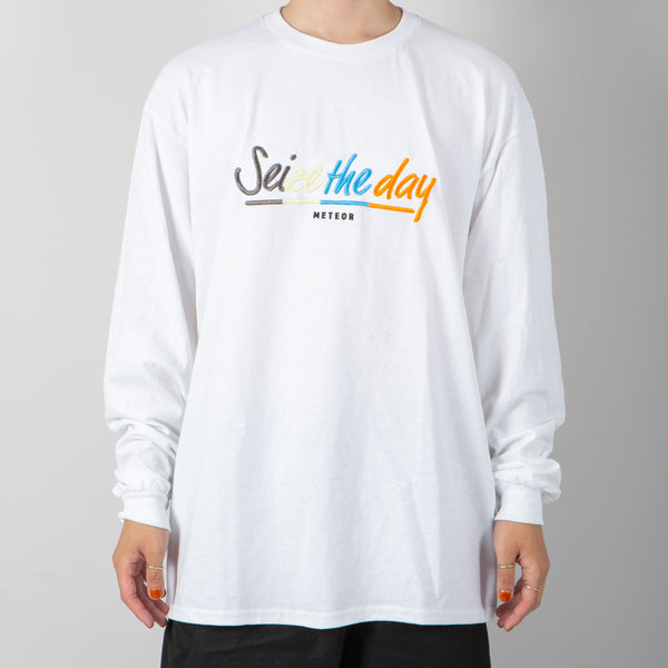 Long T-shirt Vol.1 White – Meteor Official STORE